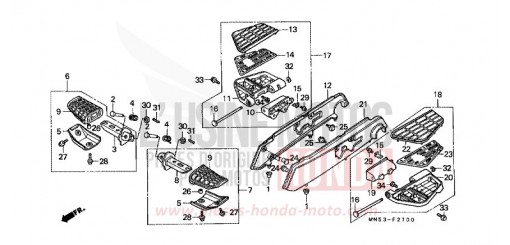 MARCHE (GL1500J/K/L/AM/AN) GL1500AN de 1992